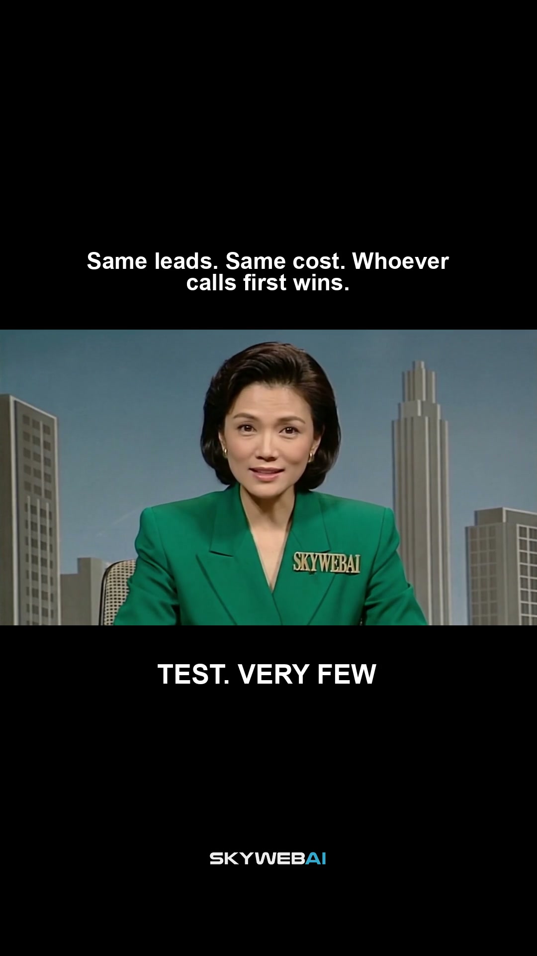 Same Leads. Same Cost. Whoever Calls First Wins.